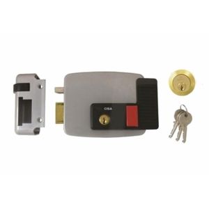 Cisa 11630 Electric Rim Lock With Hold Back Timber Doors